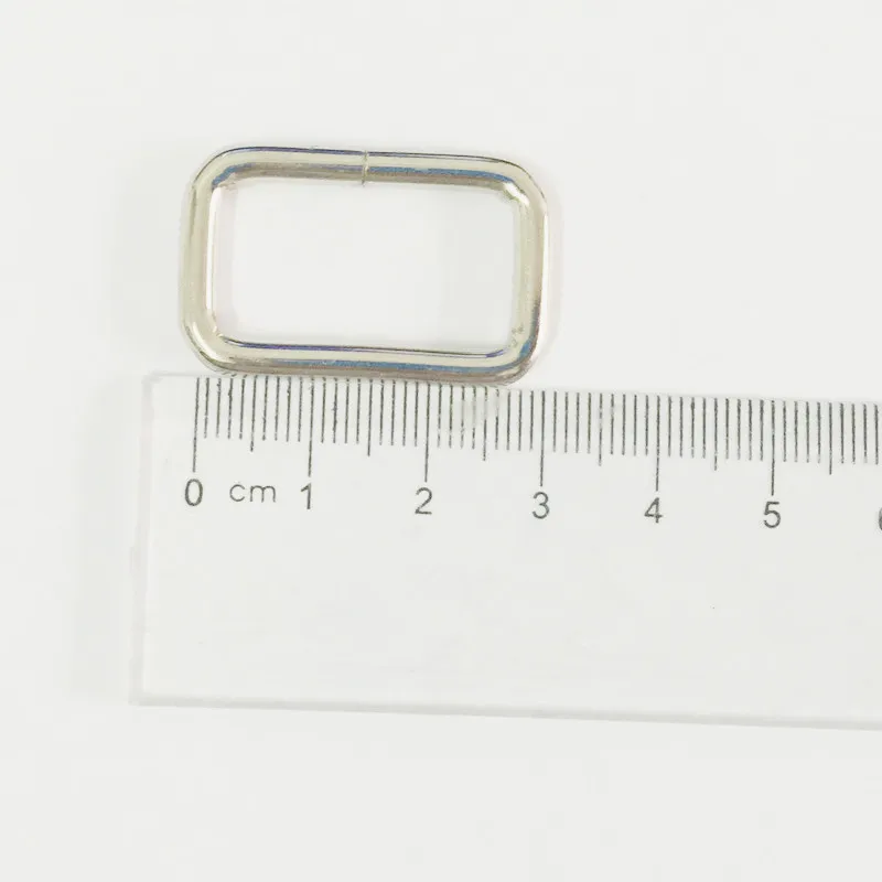 Пряжка металлическая прямоугольная серебристая 1 дюйм 2 5 см 50 шт./лот аксессуары