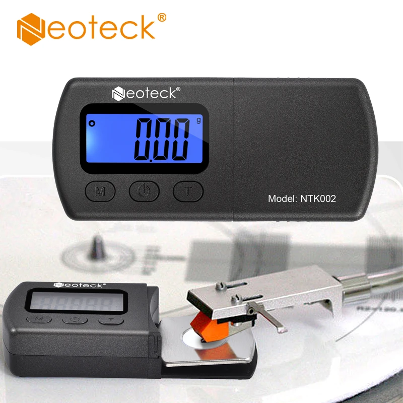 Neoteck Профессиональный Точный портативный цифровой проигрыватель Stylus Force измерительный прибор для тонарма Phono картридж ЖК-подсветка