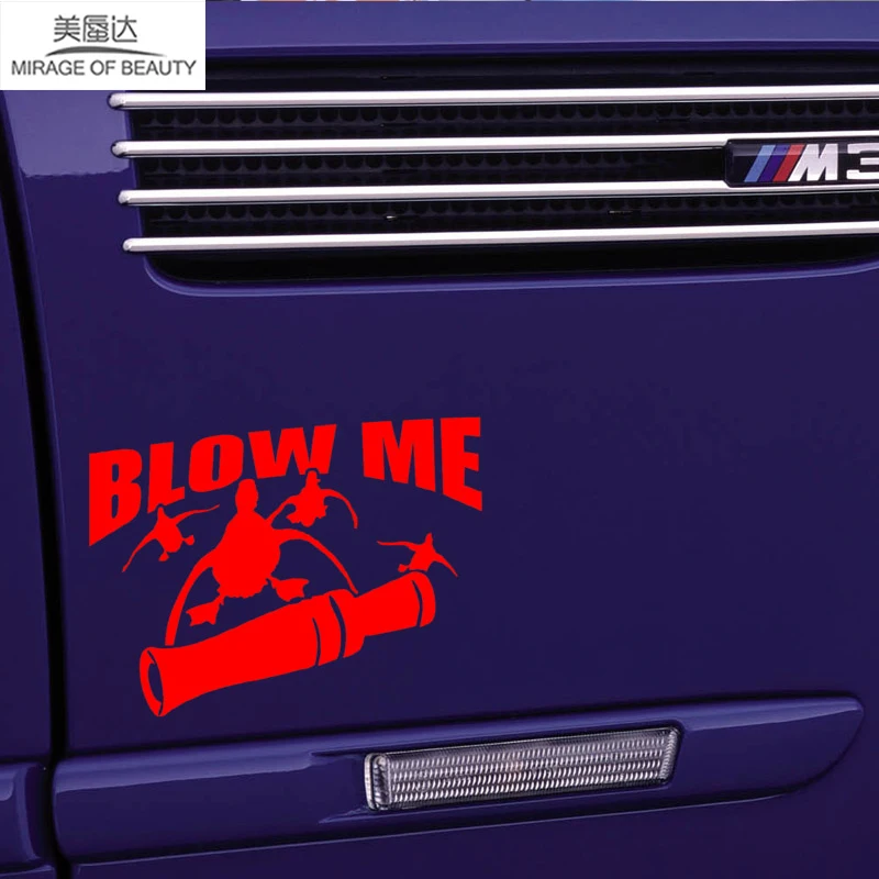 Дикие птицы животное Blow Me утка охотничий автомобиль наклейка для дома на