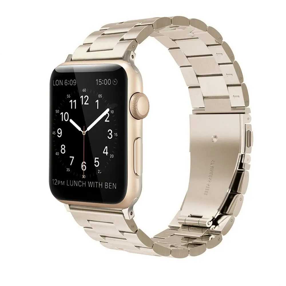 Металлический ремешок Correa для Apple Watch Series 1 2 3 4 умный фитнес-браслет 38 мм 42 мм Pulsera ремешок смарт-Аксессуары