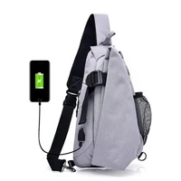 hot backpack male nylon female chest inclined shoulder bag one shoulder bag bag triangle bag quality leisure free delivery