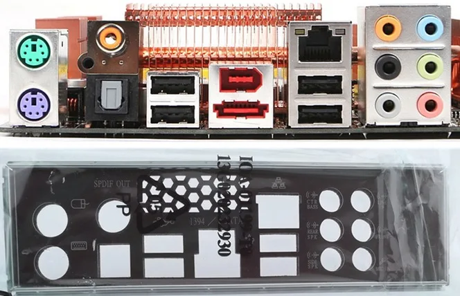 Новинка I/O защитная задняя пластина материнской платы для P5N T DELUXE just shield backplate