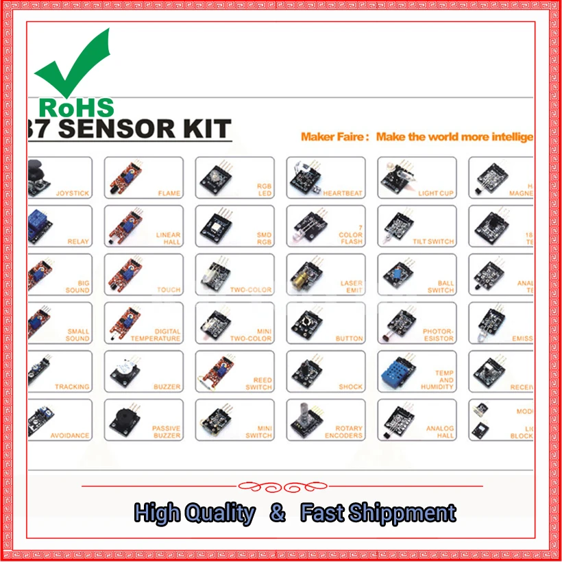 37 комплектов датчиков доступны для продажи по низкой цене|kit kits|kit sensorv s |