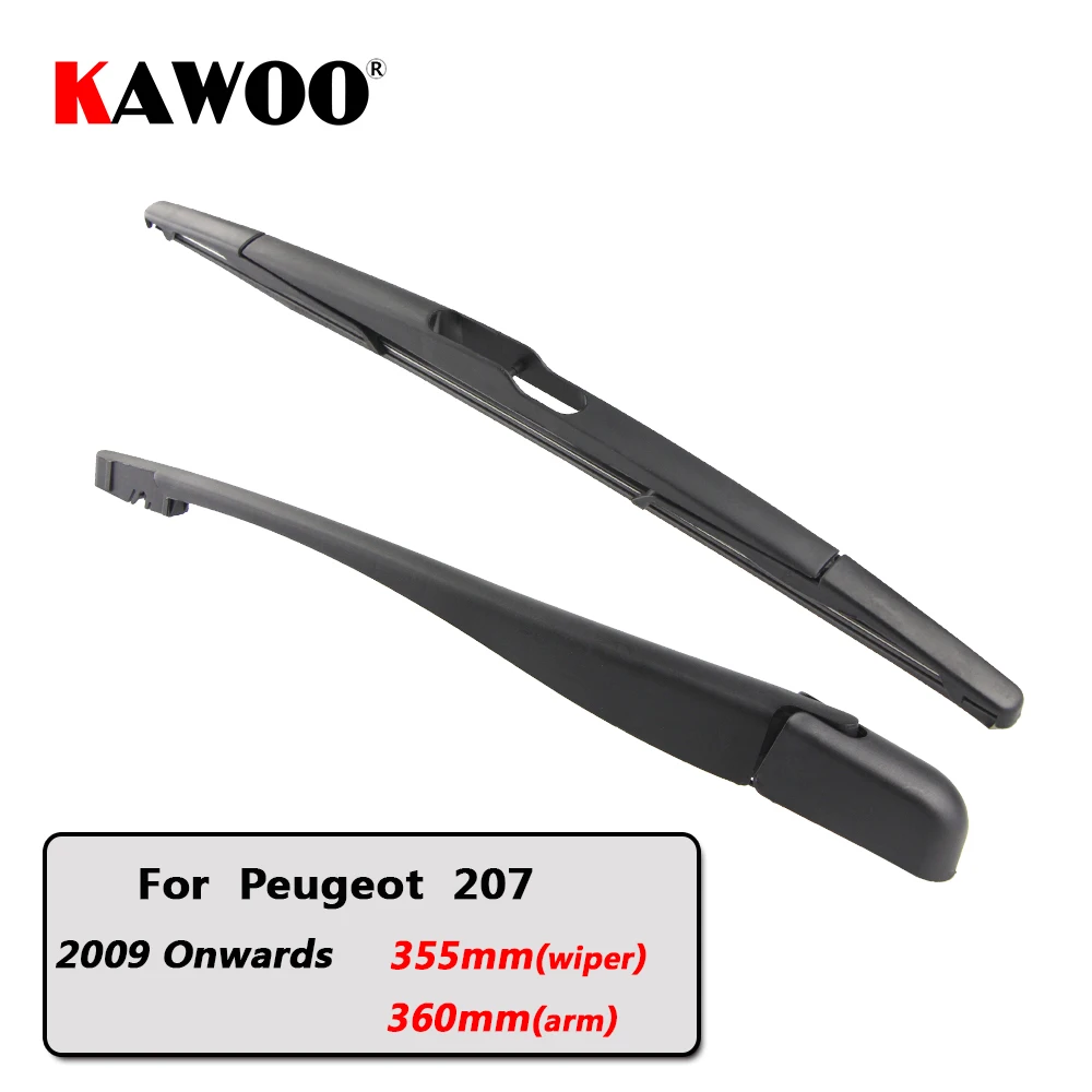 Щетка стеклоочистителя заднего стекла KAWOO для Peugeot 207 хэтчбек (новее 2009 года) 355 мм |