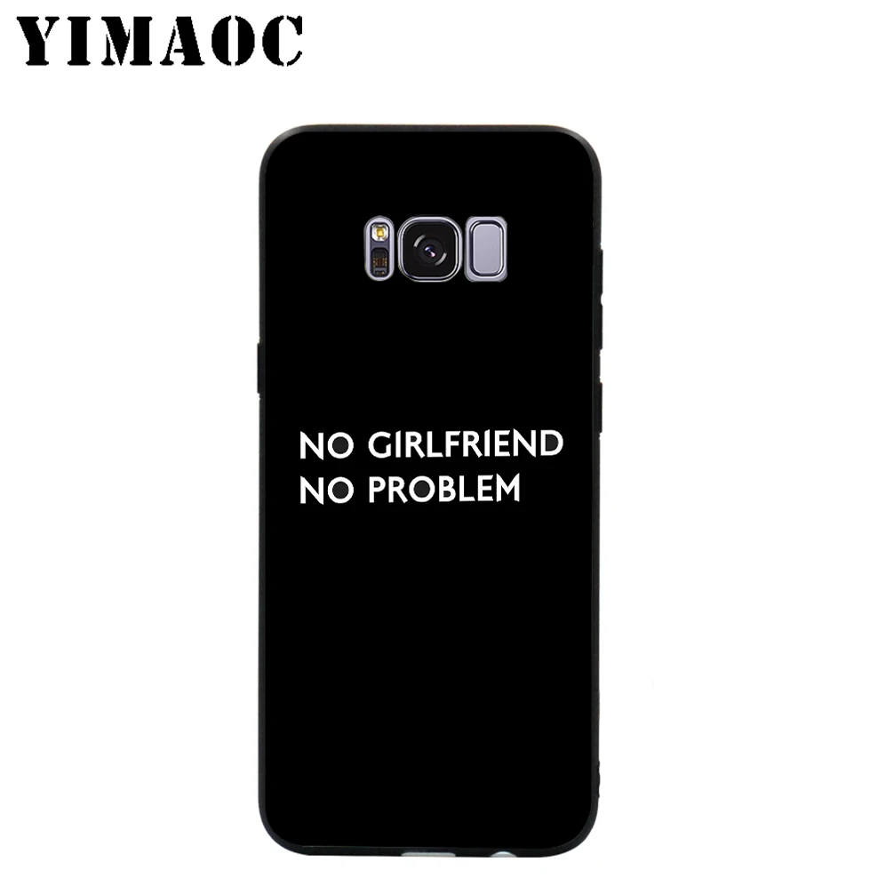 YIMAOC Boyfriend Girlfriend Couple Soft Case for Samsung Galaxy S10 S10e S9 S8 A6 Plus S7 S6 Edge A7 A5 A3 J6 Note 9 8 |