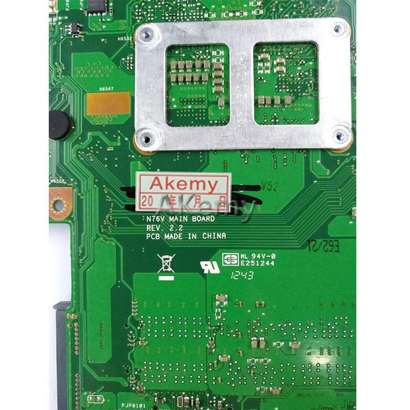 XinKaidi N76VZ материнская плата для ноутбука ASUS N76VZ N76VM N76VJ N76V тест оригинальная материнская плата GT740M/GT650M