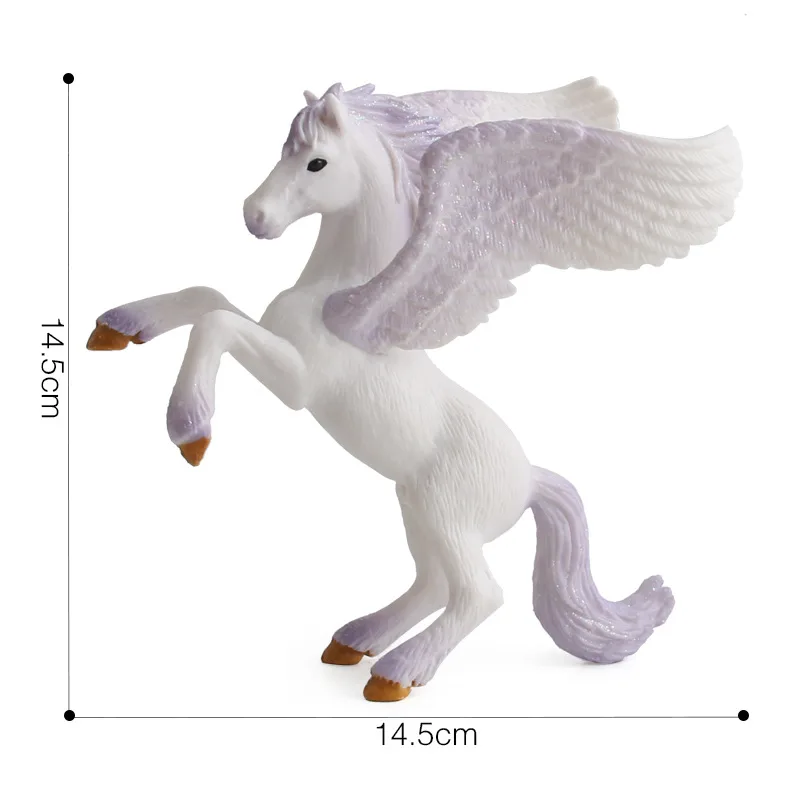 

Myth Pegasus Fairy Tale Unicorn Flying Horse Unicorn Figurines Children Girl Toys Birthday Christmas Best Gift for Kids
