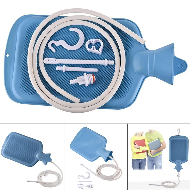 Superior Enema Bag Kit Non-Toxic Colon Irrigation Reusable Anal JS88 | Красота и здоровье