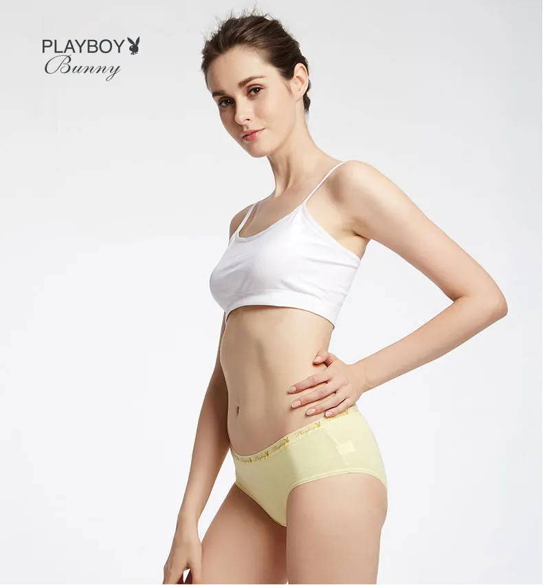 7 подарочных коробок Playboy женские спортивные шорты хлопчатобумажная ткань дышащие подлинные оригинальные подлинные