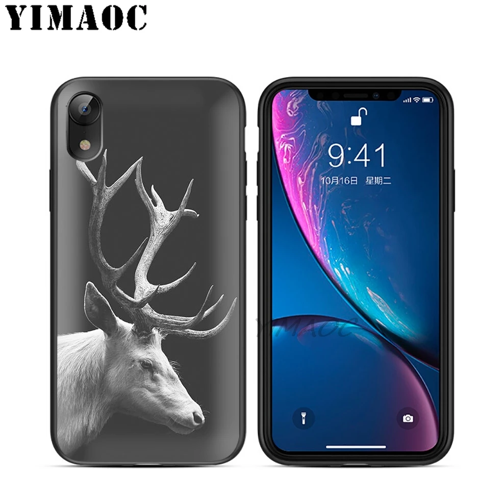 YIMAOC Утка Олень черный мягкий Уретановый Термопластик (tpu) Черный силиконовый