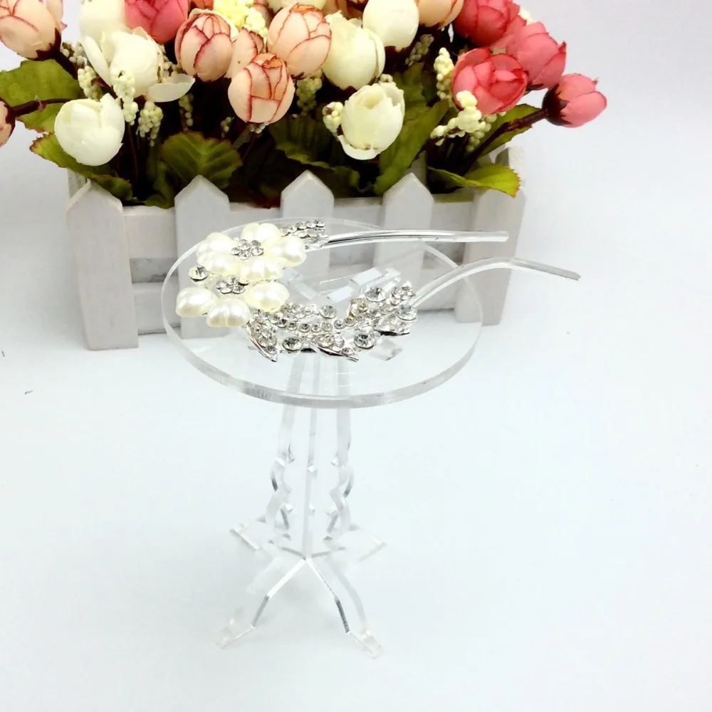 Подставка для торта инструменты украшения одинарная прозрачная акриловая