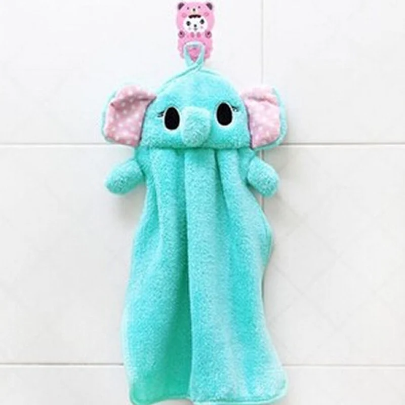 blue elephant Домашние текстильные полотенца для посуды можно вешать абсорбирующие подвесные ткани гостиничные дорожные аксессуары коврик для сушки конфетных цветов кухонный б/у - Цвет: blue elephant
