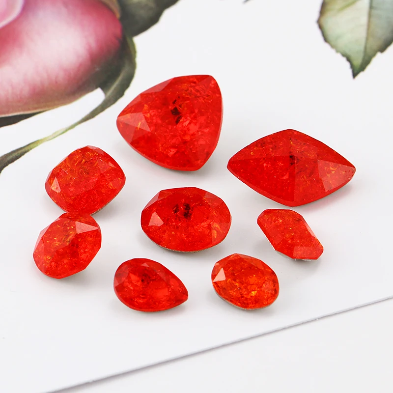 Хрустальный гиацинт серия ледяных цветов стеклянный драгоценный камень