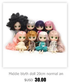 Срединная blyth кукла 20 см нормальной и совместное Ближний Блит куклы с рукой жест 1/8 BJD куклы фабрики телесного цвета специальное предложение