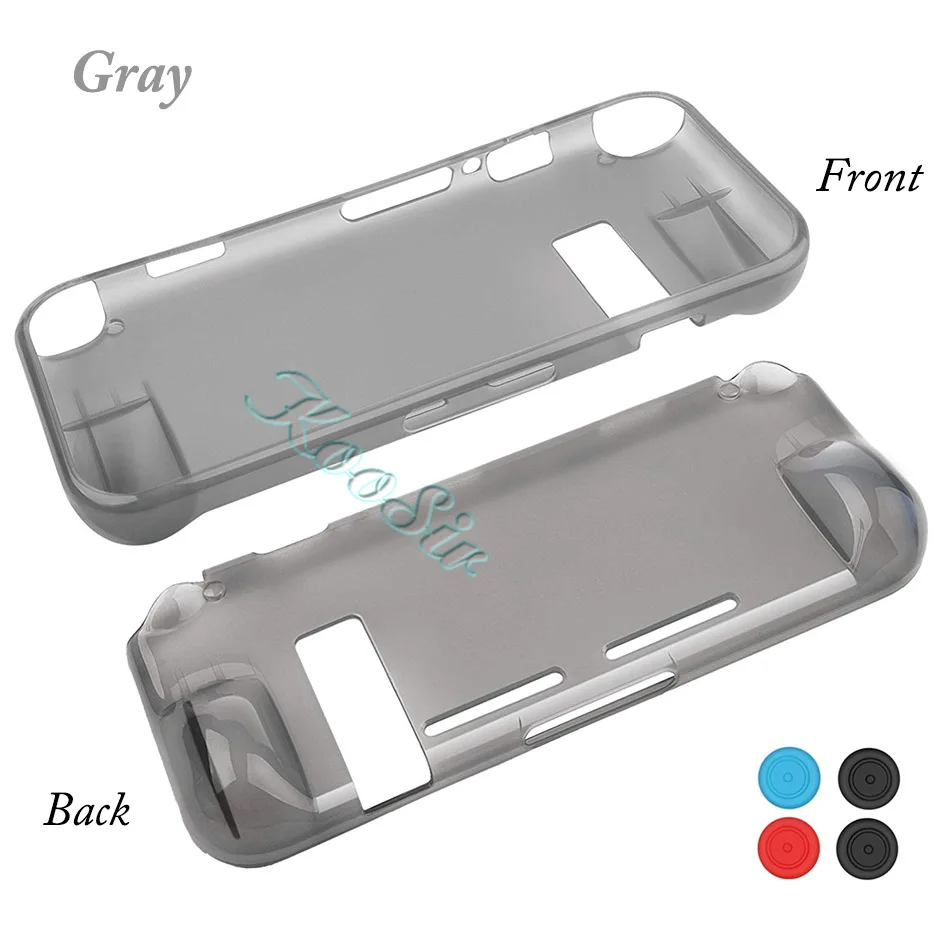 Transparent Gray Rend переключатель геймпад NS Мягкий ТПУ ручка ручки Ручки Чехол rendydoswitch Защитная крышка Nintendo переключатель переноска оболочка для Nitendo игр - Цвет: Transparent Gray