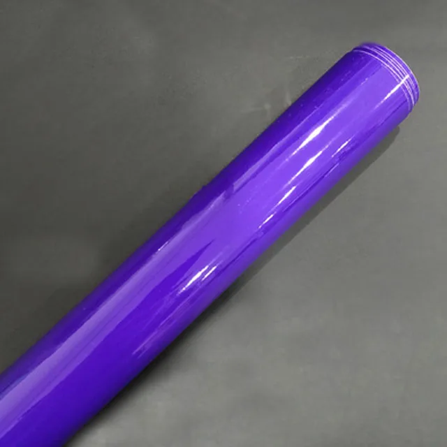 

10/20/30/50*152CM Purple Vinyl Film Gloss Glossy Car Wrap Foil Sticker