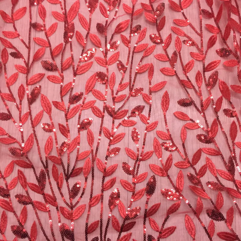 2018 Высококачественная французская нигерийская сетка с блестками африканская