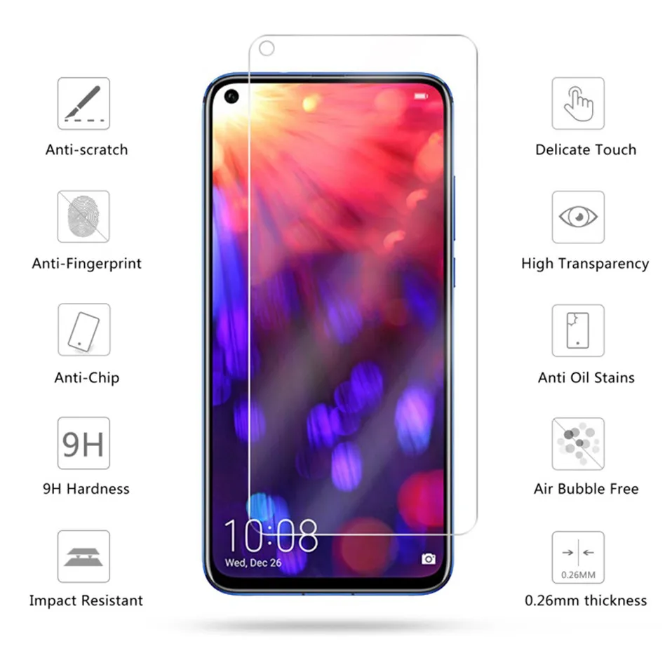 Для huawei Honor вид 20 V 20 V20 2 предмета Honor View20 закаленное Стекло Экран защитное стекло на Honor вид 20 V20 защитная пленка