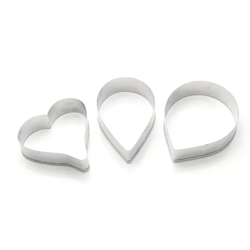 TTLIFE 3 шт. лепестки фиалки из нержавеющей стали печенье резак цветок сахарная