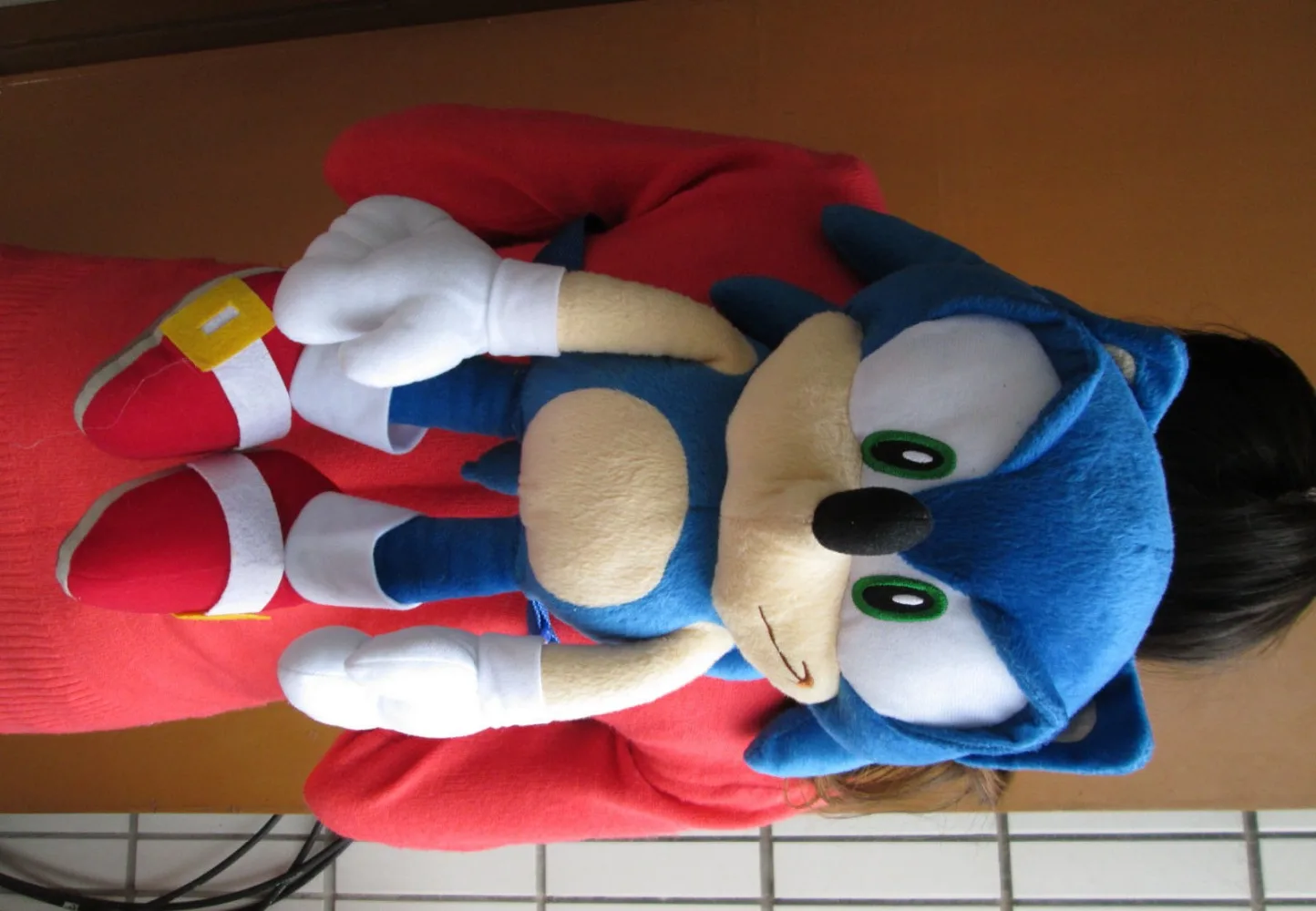 Плюшевый Рюкзак Ежика! Синяя Мягкая кукла Фигурка SEGA 18"