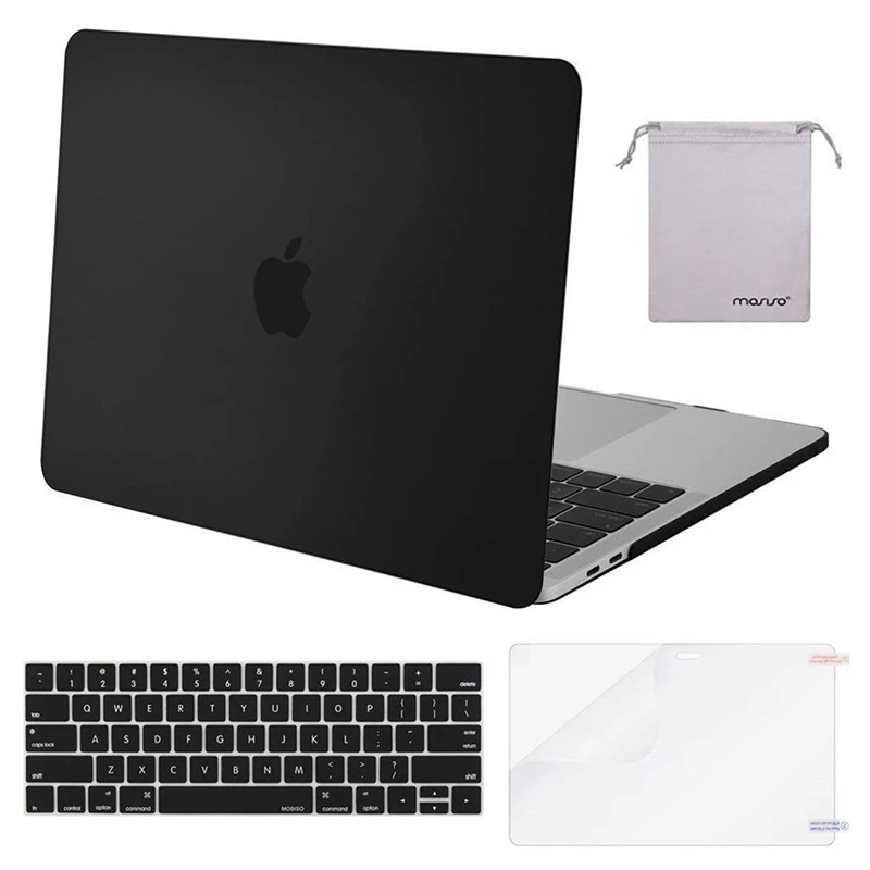 Новый прозрачный матовый чехол MOSISO для ноутбука Apple Macbook Pro 13 15 Жесткий Чехол
