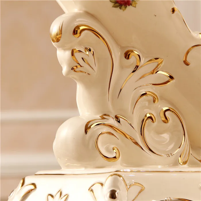 Европейский и американский роскошный керамический винный шкаф цвета слоновой