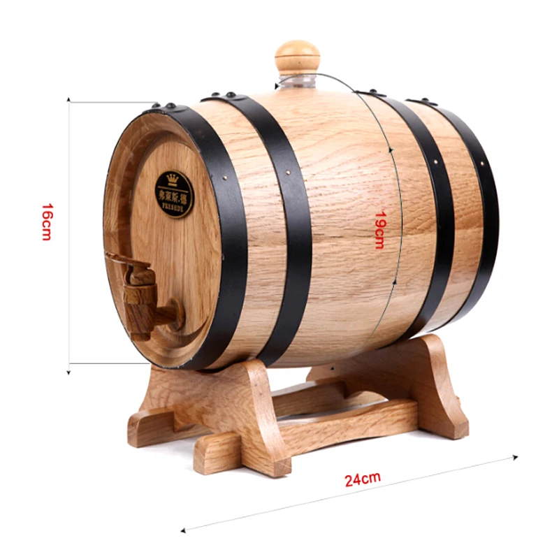 3л дубовая бочка красное вино для ликера хранение вина с пузырьком деревянная