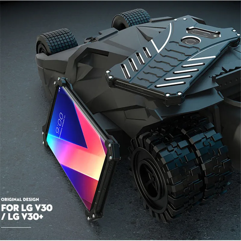 Для LG V30 металлический чехол V 30 крутой роскошный с подставкой для Plus + алюминиевый