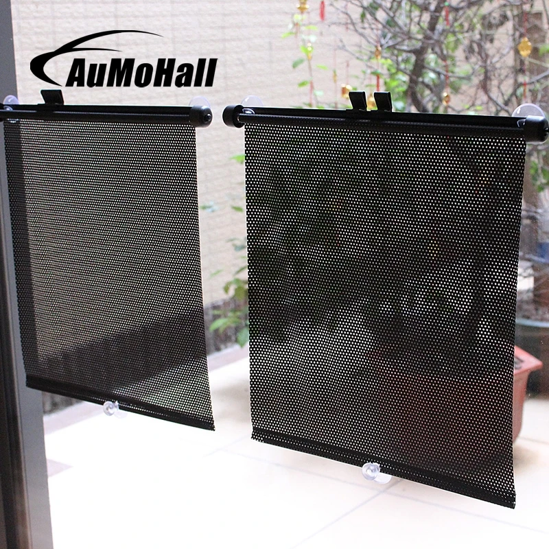 AuMoHall 1 пара 36 см выдвижные автомобильные шторы Солнцезащитный блок для заднего