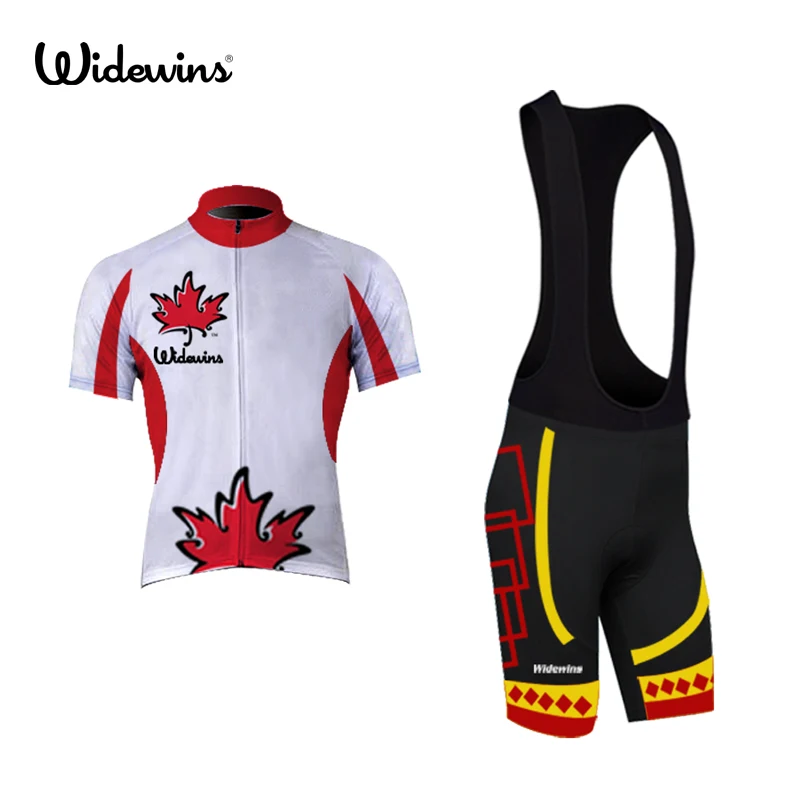 

canada team Cycling Jersey Cycling clothing Breathable Mountain Bike Clothes /Summer White Quick Dry Bicycle Sportswear 5016