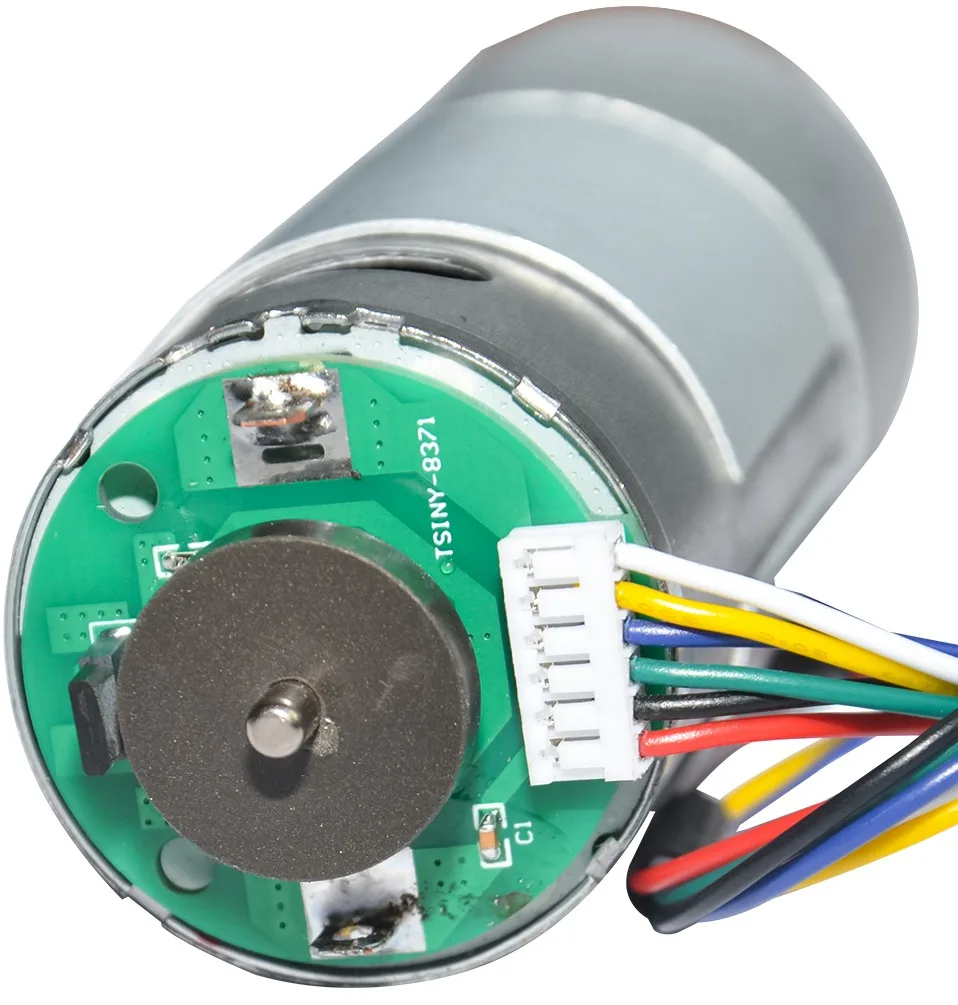 37GB555H DC Шестерни Мотор 12V 24V 10/18/30/55/85/120/170/280/500/900 об/мин двусторонний Регулируемый DC Шестерни двигатель с датчиком для "сделай сам"