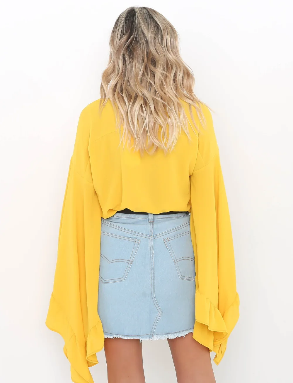 Летняя Стильная белая Шифоновая Блузка Свободный Топ Женская рубашка