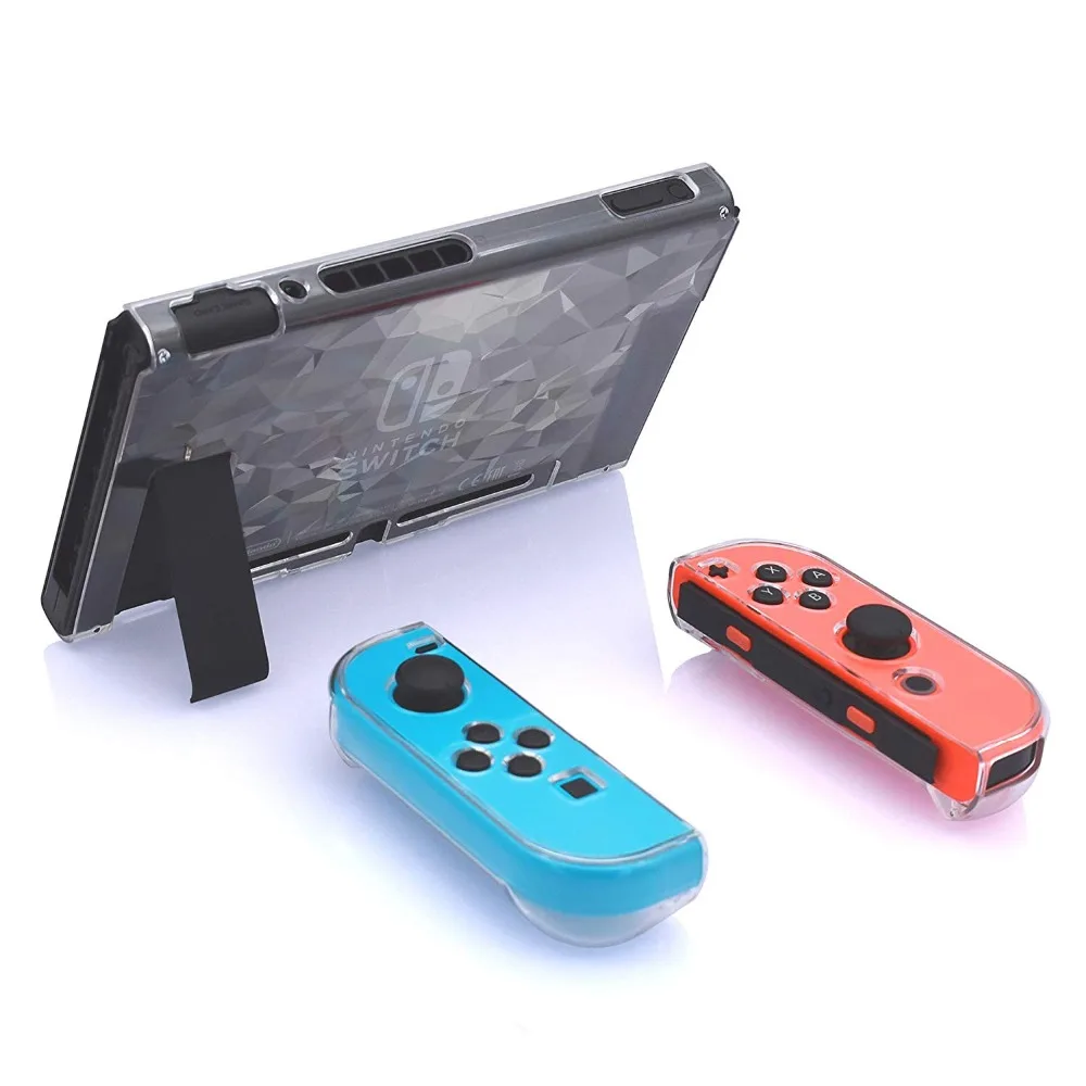 Чехол для Nintendo Switch NS с алмазным узором защитный чехол закаленным стеклом Защита
