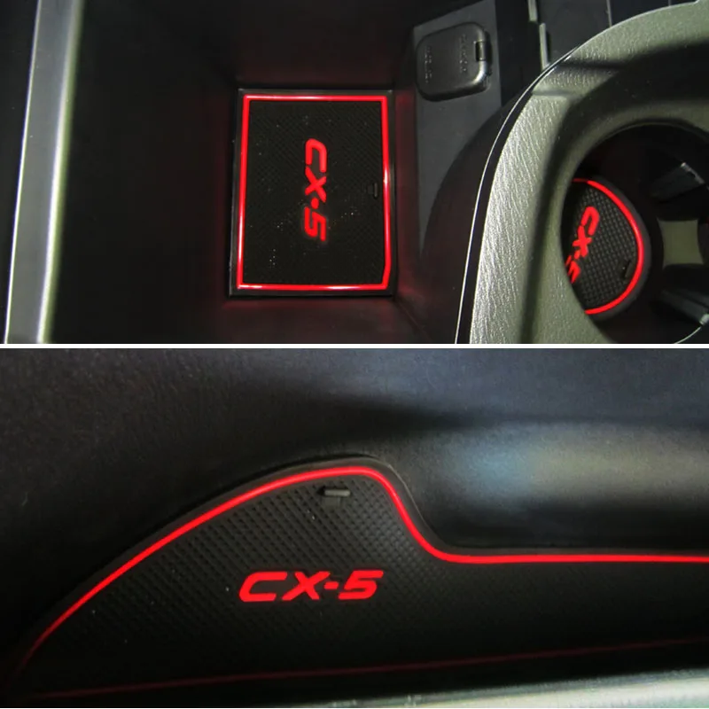 Прокладка для ворот Mazda Φ CX 5 CX5 2017 2018 коврик межкомнатной двери/чашки Нескользящие