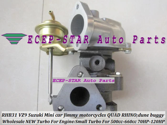 100% новый RHB31 VZ9 13900 80710 маленький турбо для SUZUKI Jimny мини автомобиль 500 660cc мотоцикл QUAD