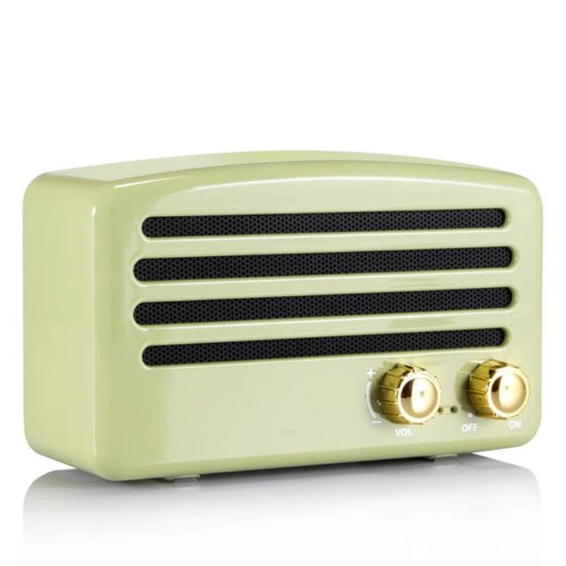 Mini Bluetooth Динамик Портативный Беспроводной Ретро Радио FM Аудио мобильный мини