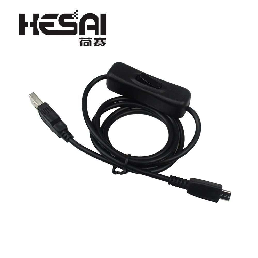 Кабель питания Raspberry Pi с кнопкой включения/выключения зарядный кабель Micro USB для