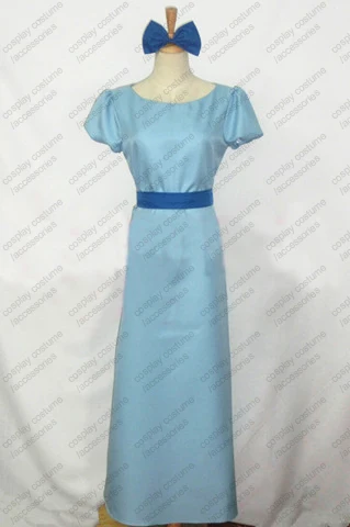 Платье Питера Пэна Венди костюм для косплея одежда питерпена по индивидуальному