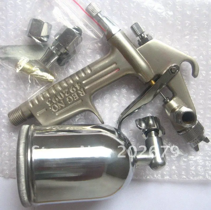 F 2 пистолет высокого давления самотеком мм 0 5 Пневматический распылитель авто