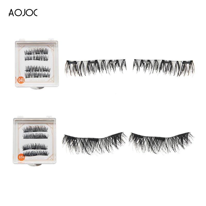 3D Магнитные накладные ресницы подарок 3 магнитные натуральные на магнитах