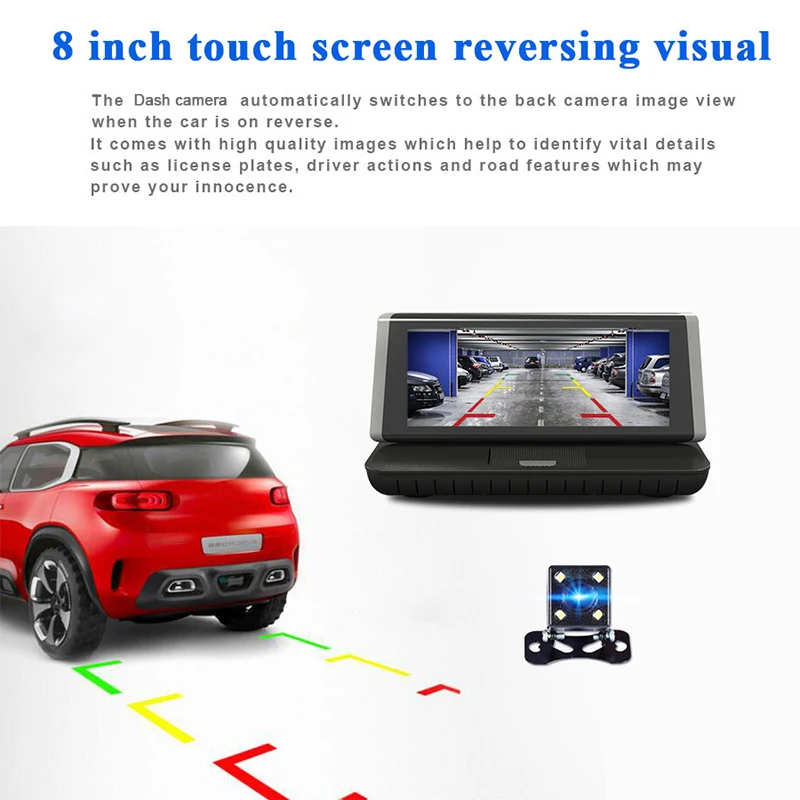 DashCam Android 5 1 ADAS Full HD видеорегистратор для автомобиля 1080P камера 2018 4G WIFI GPS приборная
