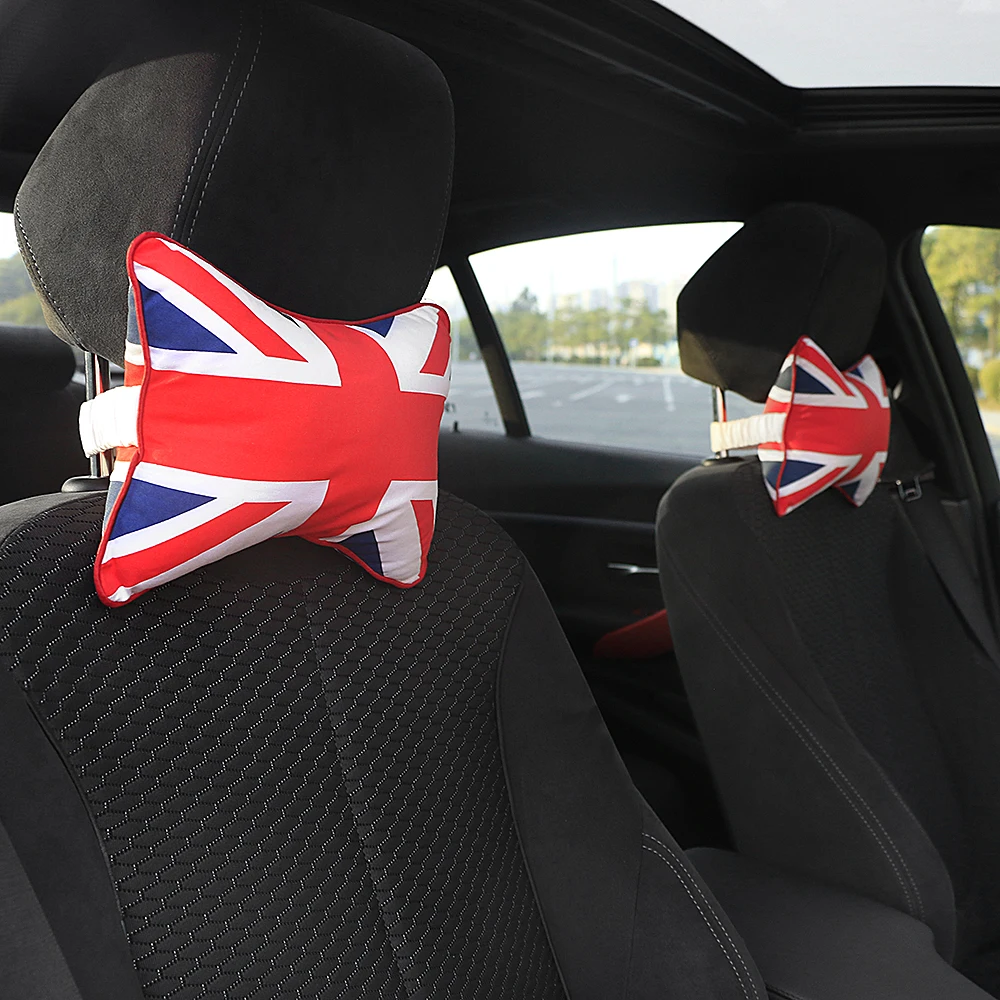 Автомобильный подголовник для шеи Уход Подушка для Mini Cooper Clubman Countryman R50 R53 R55 R56 R60 R61 F54 F55 F56 F60 автомобильные аксессуары