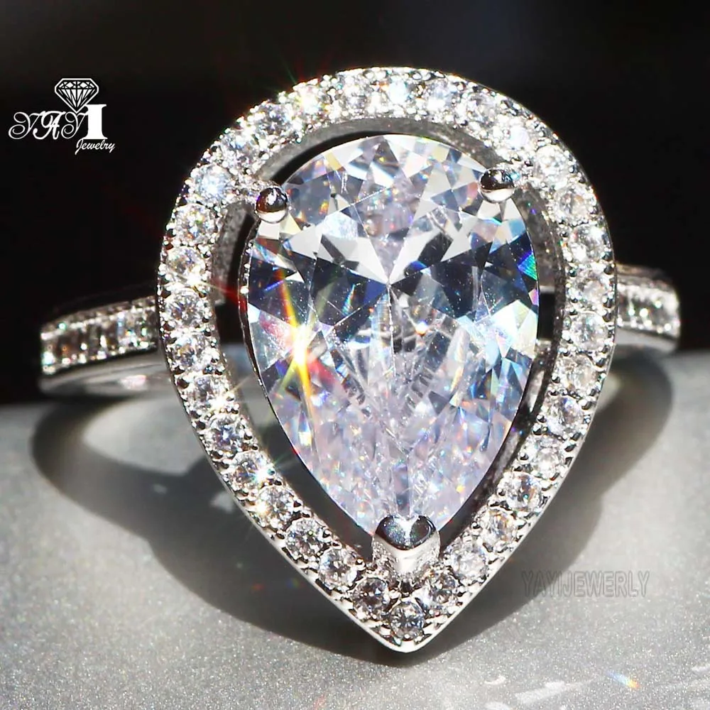 Женское Обручальное кольцо с муассанитом серебристого цвета|ring wedding|princess cutengagement