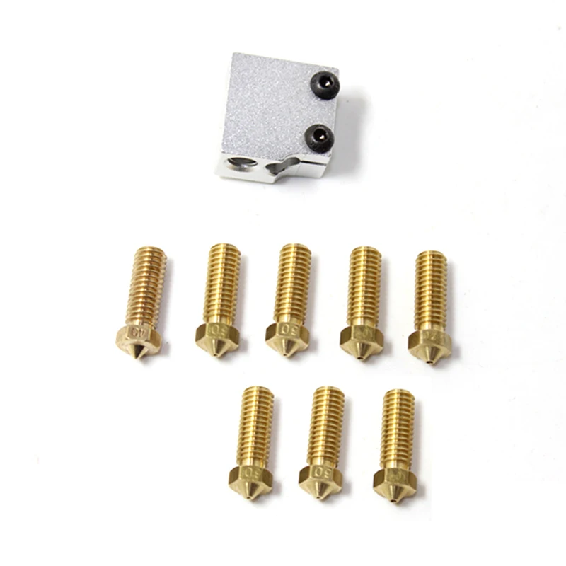 Запчасти для 3D принтера Volcano Hotend набор извержения вулкана нагревательный блок +