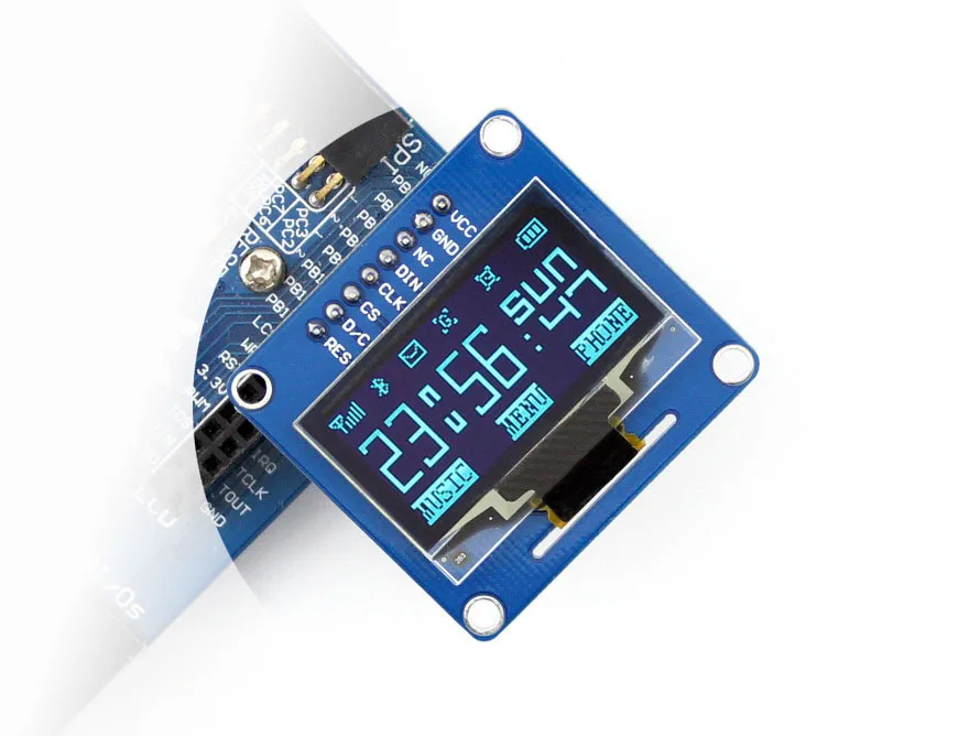 Waveshare1.3 дюймовый OLED (B) SPI/I2C интерфейс прямой/вертикальный pinheaper. Светодиодный чип