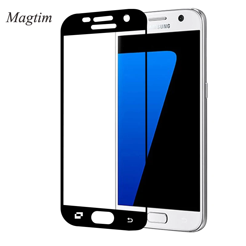 Magtim полное покрытие экрана протектор для Samsung Galaxy J2 J5 J7 Prime 2016 2017 закаленное стекло