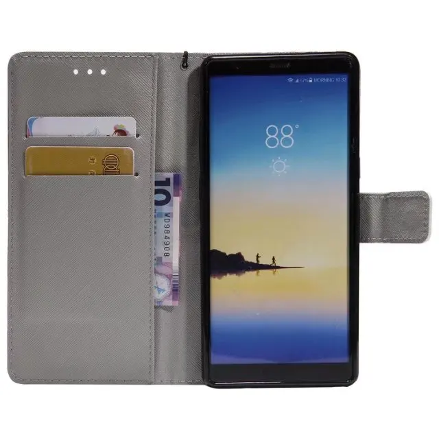 Для Samsung Galaxy J1 J3 J5 J7 Prime A3 A5 2015 2016 2017 чехол 3D бабочки окрашены кожаный бумажник флип