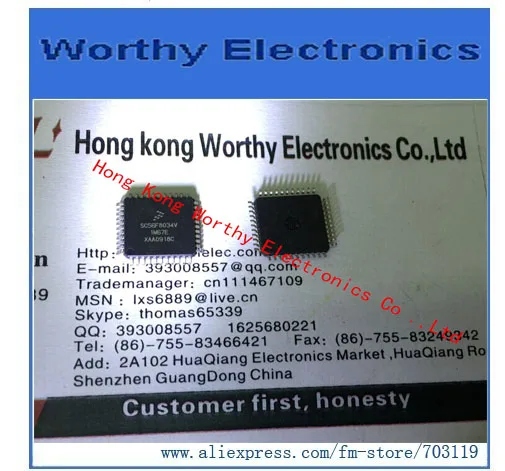 

Free shipping 10PCS/LOT QFP44 SC56F8034V