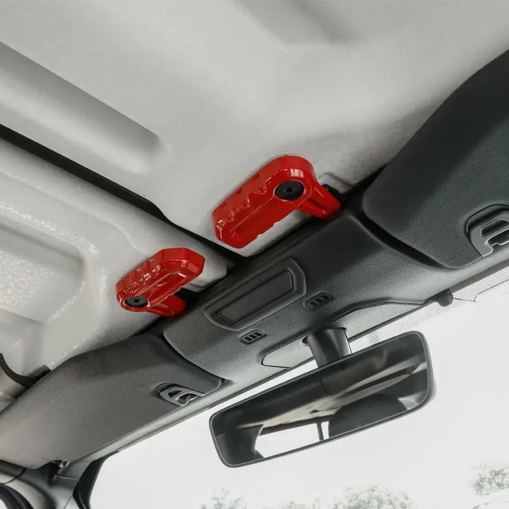NEW Red ABS Hardtop Release Open Switch Trim Cover for 2018 Jeepp Wrangler JL 6PC | Автомобили и мотоциклы