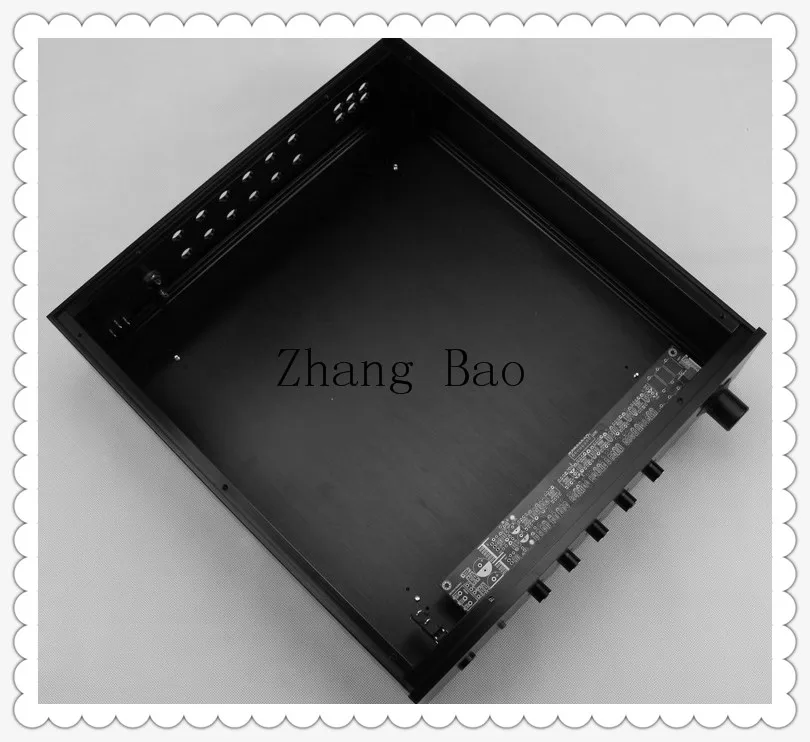 WA78 алюминиевый корпус корпуса КОРПУСА ДЛЯ усилителя звука 380x355x92мм - купить по